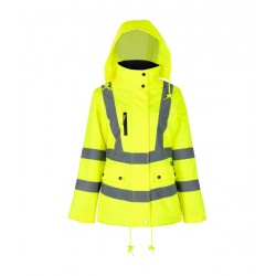 Parka Térmica Hi-Vis Clase 3 Manga Larga | Alta Visibilidad y Protección