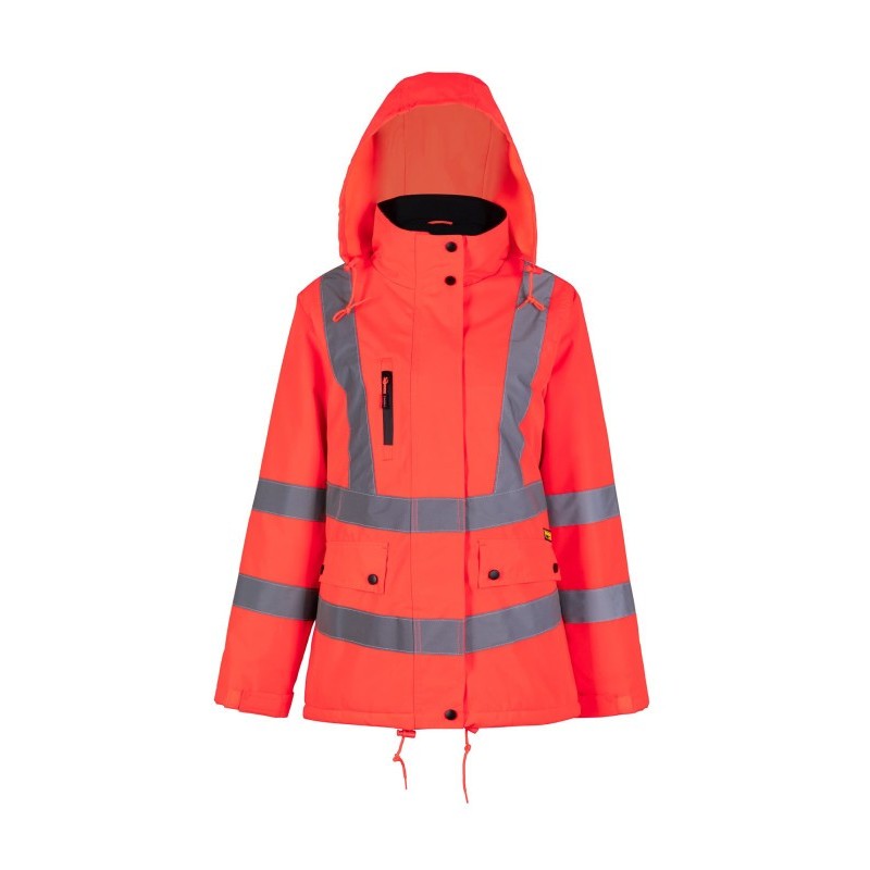 Parka Térmica Hi-Vis Clase 3 Manga Larga | Alta Visibilidad y Protección