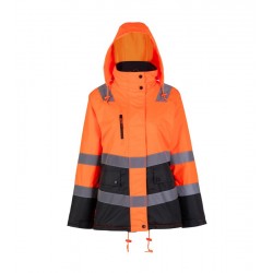 Parka Térmica Hi-Vis Clase 2 | Alta Visibilidad y Protección contra el Frío